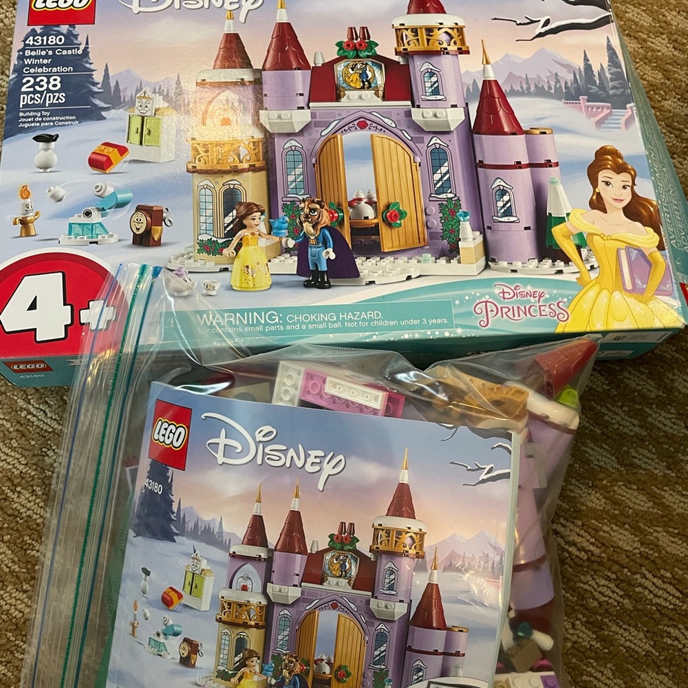 LEGO Disney Princess Winter Castle Set - Purple and Gold